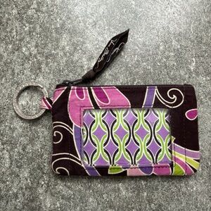 Vera Bradley ID Holder Keychain and Wallet